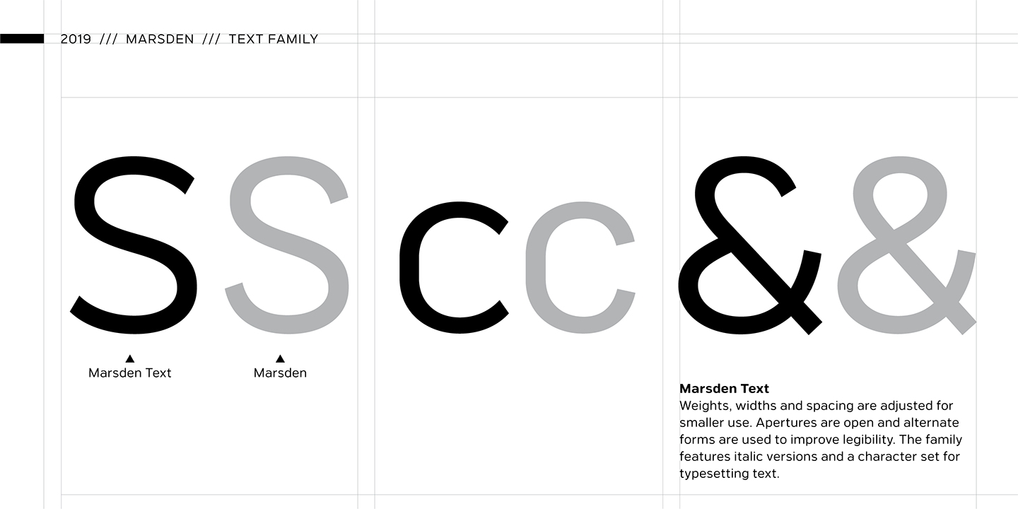 Marsden Compact Extra Light Font preview